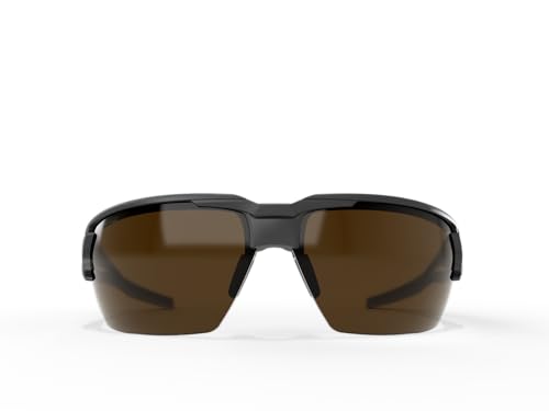 EDGE TXP415 Pumori Polarized Safety Glasses: Men's Safety Glasses, Anti-Scratch, Non-Slip, Wrap-Around Tinted Safety Glasses, ANSI/ISEA & MCEPS Compliant, 99% UV Protection Men's Sunglasses