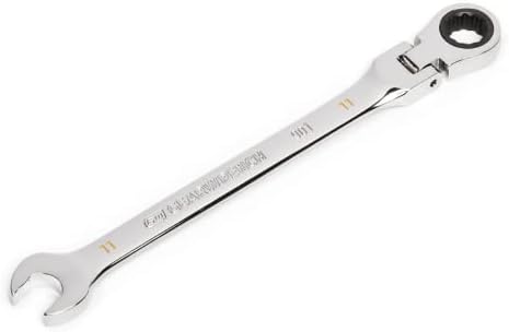 GEARWRENCH 11mm 4 Degree Swing Arch 12 Point Flex Head Ratcheting Combination Wrench - 86711