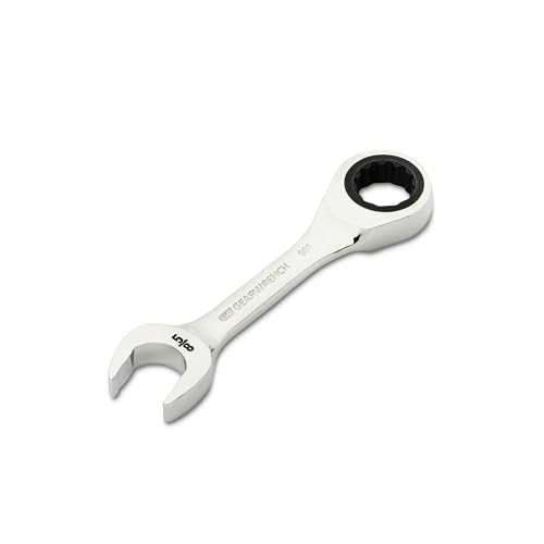 GEARWRENCH 5/8" 90-Tooth 12 Point Stubby Combination Ratcheting Wrench | 86855