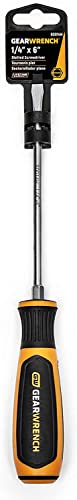 GEARWRENCH 1/4" x 6" Slotted Dual Material Screwdriver - 80014H