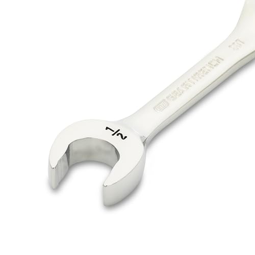 GEARWRENCH 1/2" 90-Tooth 12 Point Stubby Combination Ratcheting Wrench | 86853