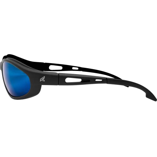 Dakura-Blk Frame/Polarized Aqua Blue Mirror Lenses