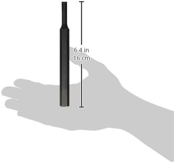 Mayhew Tools 21104 SAE Pin Punch, 7/32 x 1.25" Pin 5-1/2" OAL x 3/8" Body, Black Oxide Finish