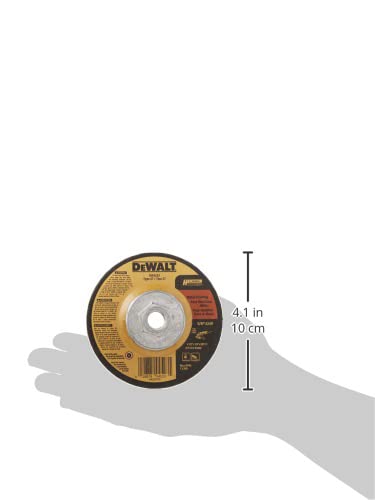 DEWALT DW4523 4-1/2" x 1/4" x 5/8"-11 High Performance Metal Grinding Wheel