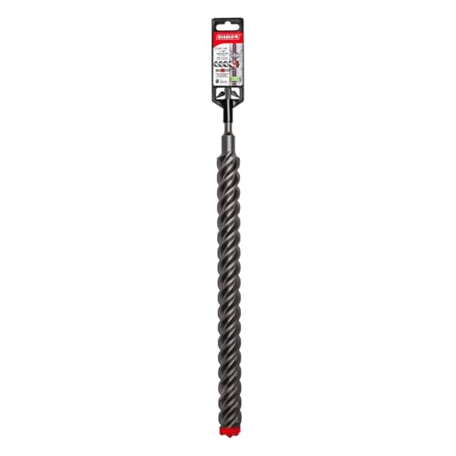 Diablo Rebar Demon SDS-Plus 4-Cutter Full Carbide Head Hammer Drill Bit - 1-1/4" Diameter, 18" Length, 16" Working Length - DMAPL4330