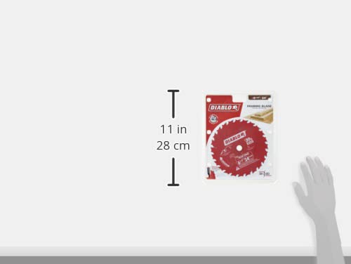 Diablo D0624X 6-1/2-Inch 24-Tooth ATB Framing Saw Blade with 5/8-Inch Arbor