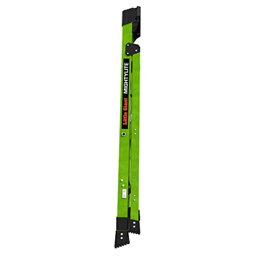 Little Giant Ladders, MightyLite 2.0, 4' Stepladder with Ground Cue, Fiberglass, Type IAA, 375 lbs Weight Rating, (15404-001), Green