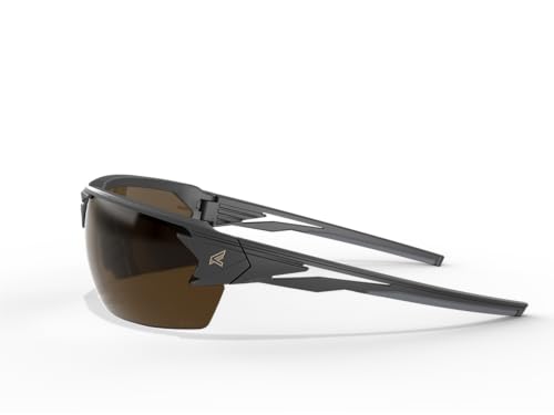 EDGE TXP415 Pumori Polarized Safety Glasses: Men's Safety Glasses, Anti-Scratch, Non-Slip, Wrap-Around Tinted Safety Glasses, ANSI/ISEA & MCEPS Compliant, 99% UV Protection Men's Sunglasses
