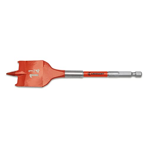 Crescent Screw Point Paddle Drill Bit | 6" x 1-1/4" | CDSP-649