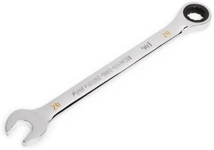 GEARWRENCH 20mm 4 Degree Swing Arch 12 Point Ratcheting Combination Wrench - 86920