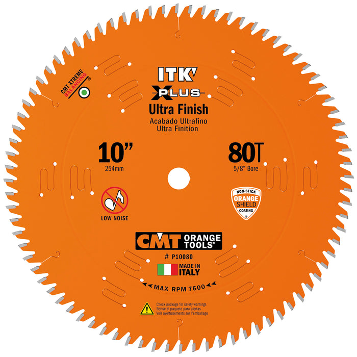 CMT P12096 1" Bore ITK Melamine & Ultra Finish Saw Blade, 12" x 96 Teeth