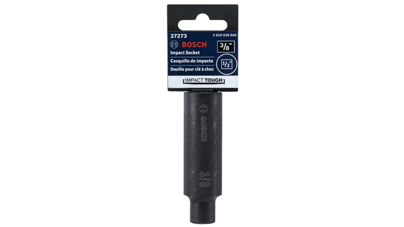 Bosch 3/8 In. Impact Tough Deep Well Socket, 1/2 In. Shank