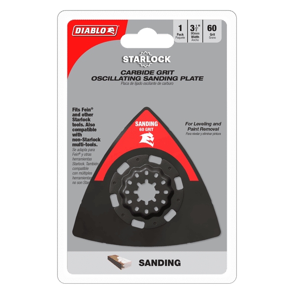 Diablo DOS60CGSP 3-1/2" 60-Grit Starlock Oscillating Sanding Plate