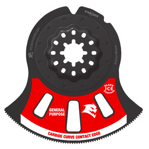 Diablo DOS3125RCGP 3-1/8" AMPED Demo Demon Starlock Carbide Teeth Oscillating Blade for General Purpose Cuts