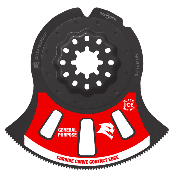 Diablo DOS3125RCGP 3-1/8" AMPED Demo Demon Starlock Carbide Teeth Oscillating Blade for General Purpose Cuts