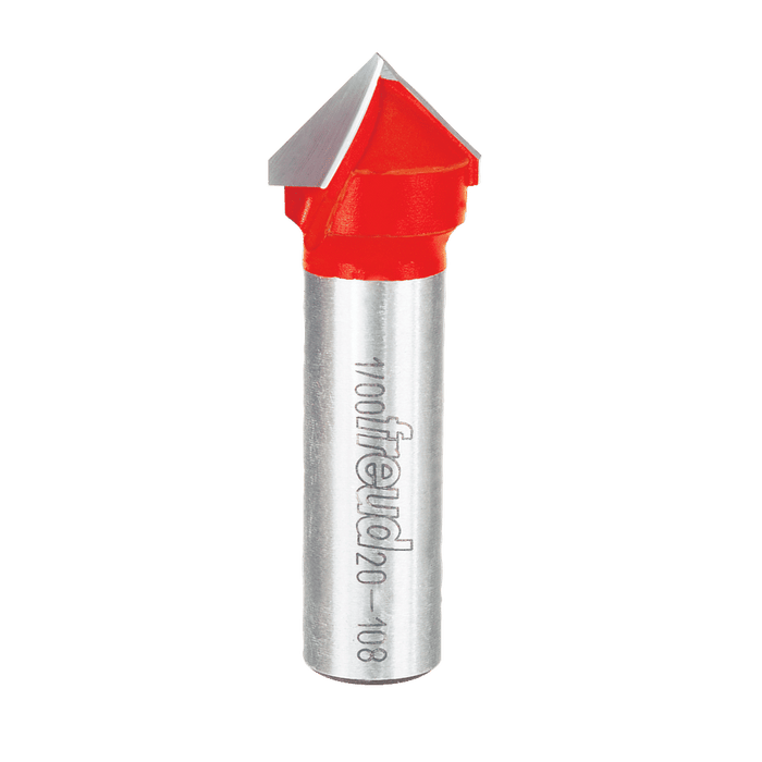 Freud 20-108 3/4" Diameter V Grooving Bit with 1/2" Shank