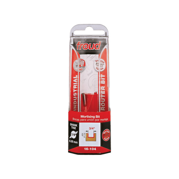 Freud 16-104 3/4" Diameter Mortising Bit with 1/4" Shank