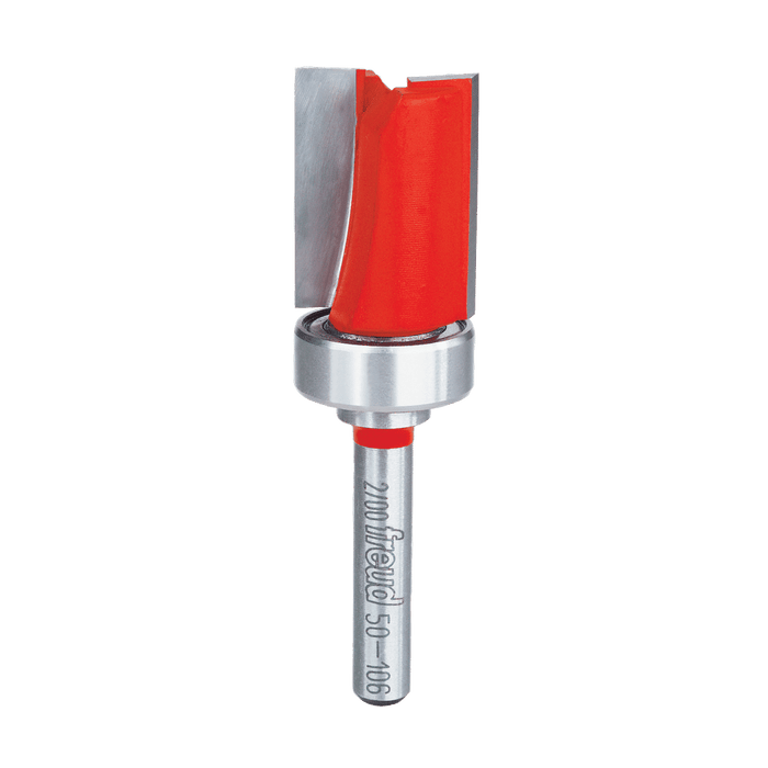 Freud 50-106 3/4" Diameter Top Bearing Flush Trim Bit with 1/4" Shank