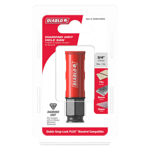 Diablo DHS0750DG 3/4" Diamond Grit Hole Saw