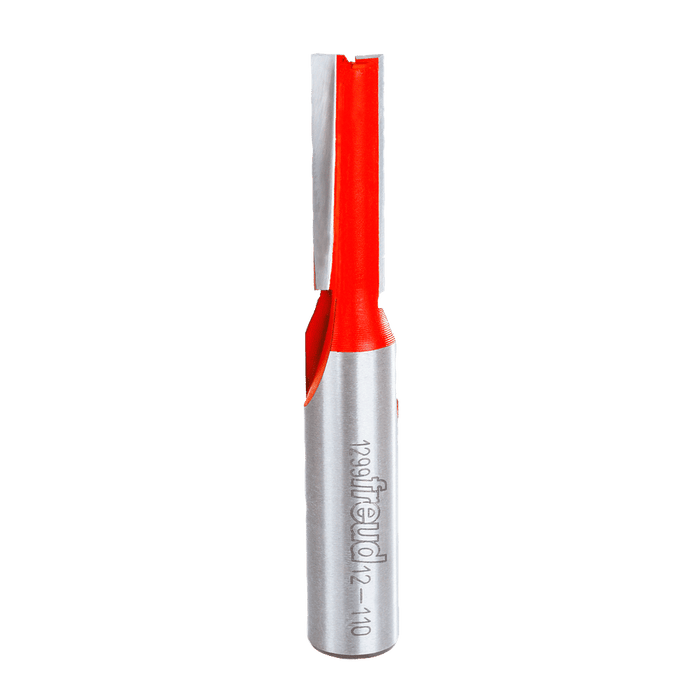 Freud 12-110 3/8" Diameter Double Flute Straight Bit with 1/2" Shank