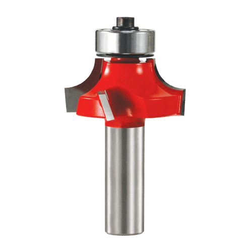 Freud 34-124 3/8" Radius Quadra-Cut Rounding Over Bit with 1/2" Shank
