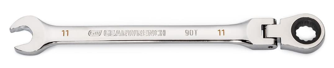 GEARWRENCH 11mm 4 Degree Swing Arch 12 Point Flex Head Ratcheting Combination Wrench - 86711