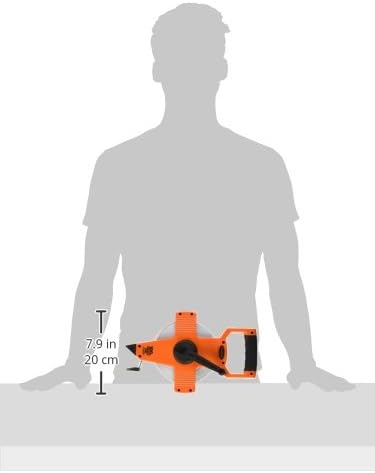 Keson - OTR-10-100 OTR10100 Open Reel Fiberglass Tape Measure Reel (Graduations: 1/10, 1/100), 100-Foot