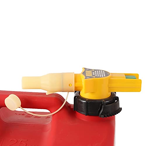 No-Spill 1415 1-1/4-Gallon Poly Gas Can (CARB Compliant), Red