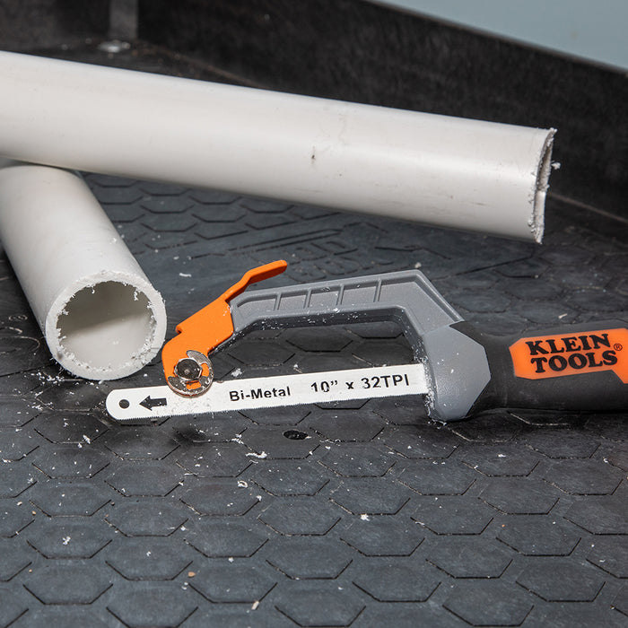 Klein Tools 31432FC Compact Finish-Cut Hacksaw