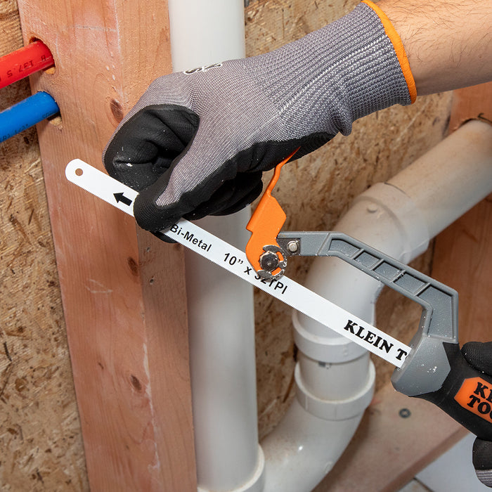 Klein Tools 31432FC Compact Finish-Cut Hacksaw