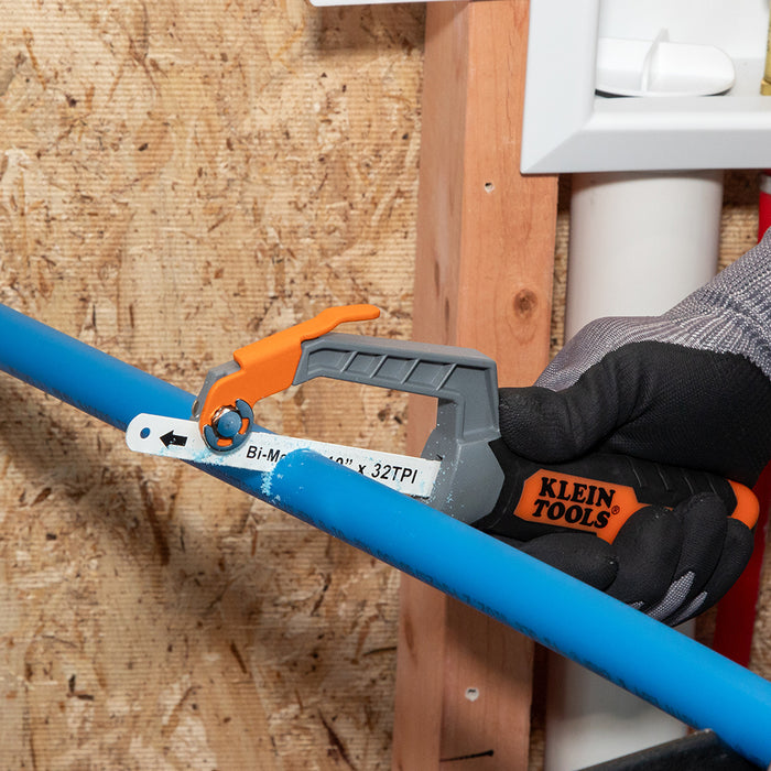 Klein Tools 31432FC Compact Finish-Cut Hacksaw