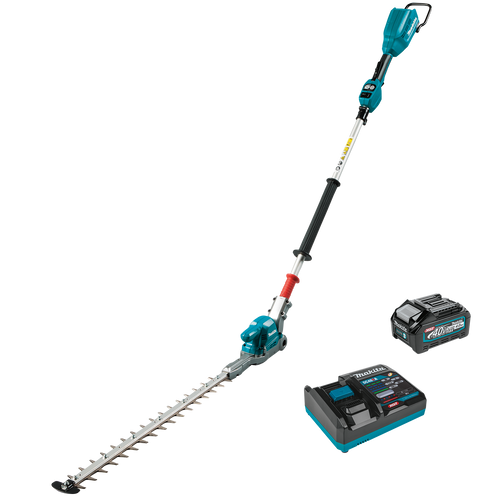 Makita GNU01M1 40V max XGT Brushless Cordless 24" Articulating Pole Hedge Trimmer Kit (4.0Ah)