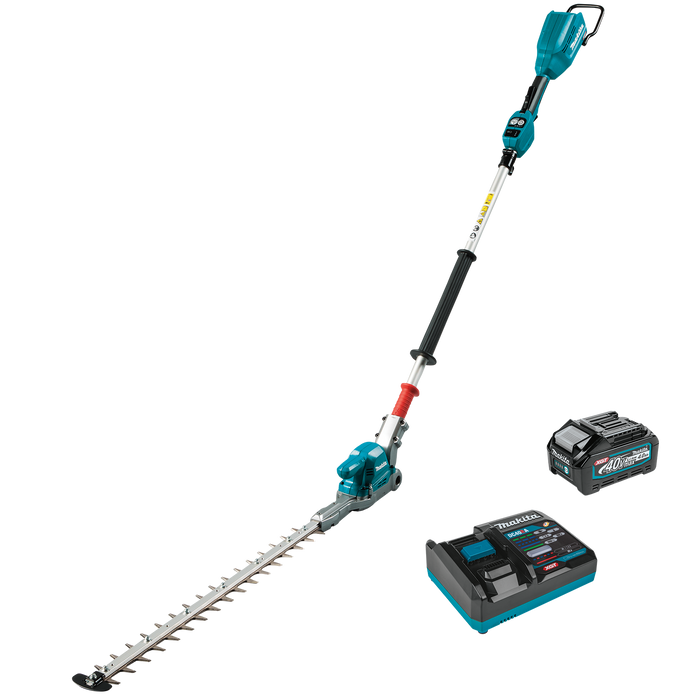 Makita GNU01M1 40V max XGT Brushless Cordless 24" Articulating Pole Hedge Trimmer Kit (4.0Ah)