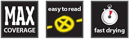 Rust-Oleum 203030 M1600/M1800 System Industrial Choice Precision Line Inverted Marking Paint, 17 Ounce, White (Pack of 12)