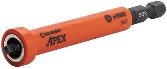 Crescent CAUMB3BSQ2 Apex Bit, Ug 3.5" Ring Mag, Sq2 (Pack of 2)