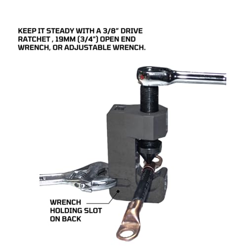 EZRED B7946 3-Point Mini Wire & Cable Crimper