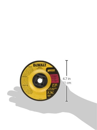 DeWALT DW8424H 4-1/2-Inch by 0.045-Inch by 5/8-Inch to 11-Inch Metal Cutting Wheel (Pack of 10)