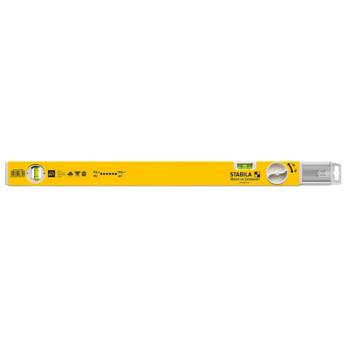 Stabila 29441 Type 80 T Extendable Spirit Level Tool, 25 Inch - 41 Inch