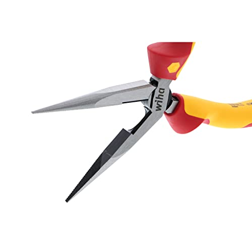 Wiha 32968 3 Piece Insulated Industrial Grip Pliers and Cutters Set, Red