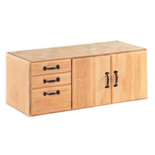 Sjobergs Workbench Storage Cabinet SM03 For Sjöbergs Elite1500/Duo/ Scandi Workbench Models, Wood|Reddish-brown Wood