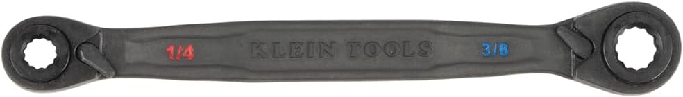 Klein Tools 68216 4-in-1 Ratcheting Wrench Set, SAE, 2-Piece