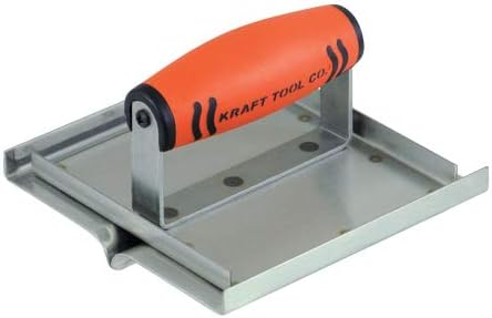 Kraft Tool CF3412PF 6" x 6" 1/2"R 3/4"D SS Western Style Hand Groover with ProForm Handle