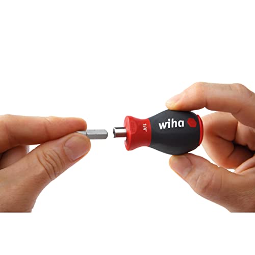 Wiha 28103 Magnetic 1/4 Bit Holder, Stubby, 57mm