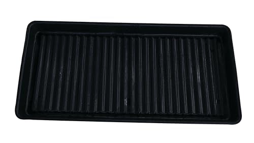 Eagle 1677BLK Containment Utility Tray, 36" Length x 18" Width x 2" Height, Black