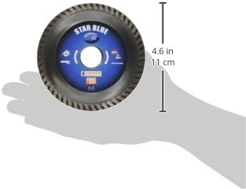 Diamond Products Core Cut 74960 4-1/2-Inch by 0.080 by 7/8-Inch Star Blue Turbo Blade