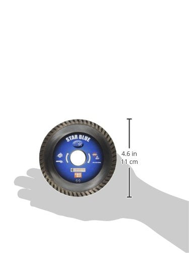Diamond Products Core Cut 4-1/2-Inch by 0.080 by 7/8-Inch Star Blue Turbo Blade