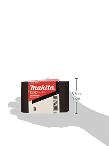 Makita 794119-B-2 3" x 21" Abrasive Belt, 80 Grit, 2/pk