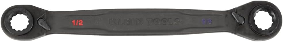 Klein Tools 68216 4-in-1 Ratcheting Wrench Set, SAE, 2-Piece