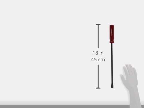 Mayhew Tools 40111 ProGrip Pry Bar, Red, 17" Curved