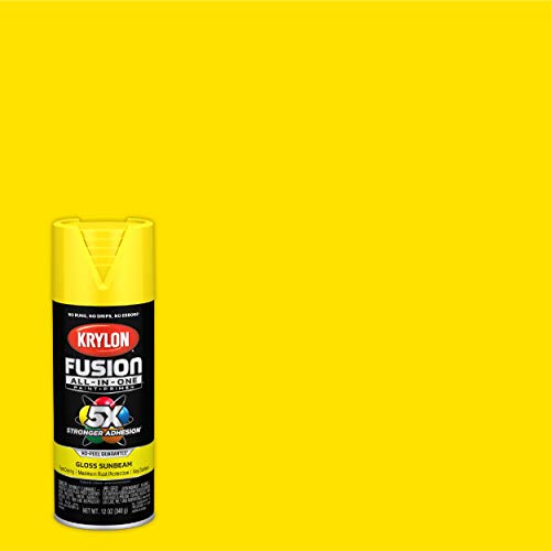 12 oz Krylon K02725007 Sunbeam Fusion All-In-One Paint & Primer Spray Paint, Gloss